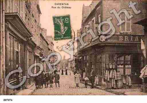 Ville de CARENTAN, carte postale ancienne