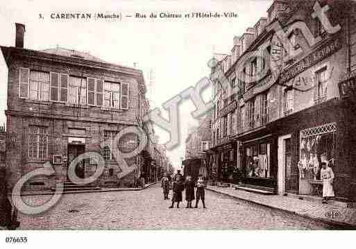 Ville de CARENTAN, carte postale ancienne