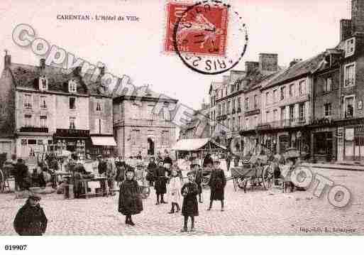 Ville de CARENTAN, carte postale ancienne