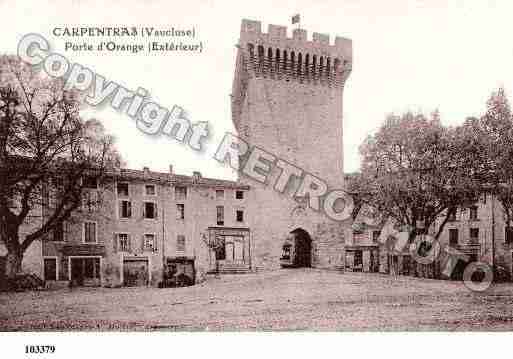 Ville de CARPENTRAS, carte postale ancienne