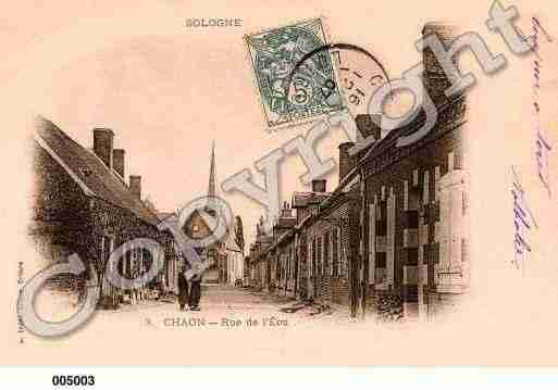 Ville de CHAON, carte postale ancienne