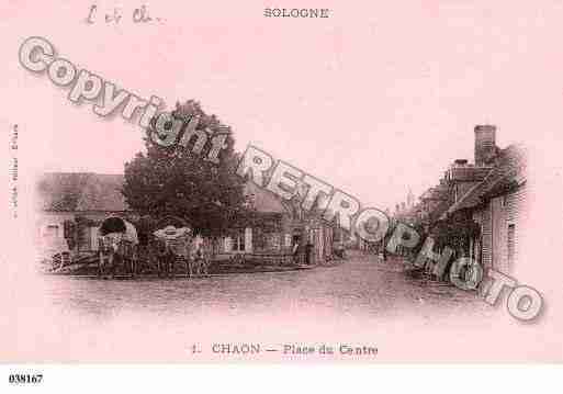 Ville de CHAON, carte postale ancienne