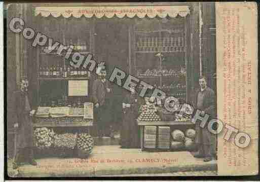 Ville de CLAMECY, carte postale ancienne