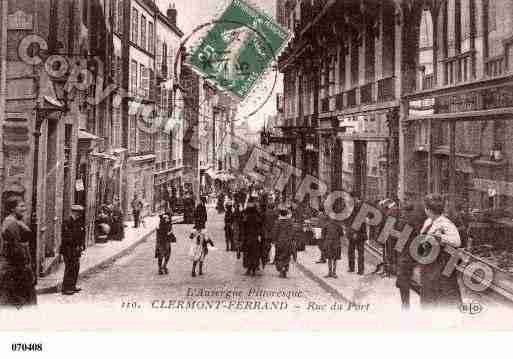 Ville de CLERMONTFERRAND, carte postale ancienne