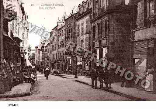 Ville de CLERMONTFERRAND, carte postale ancienne