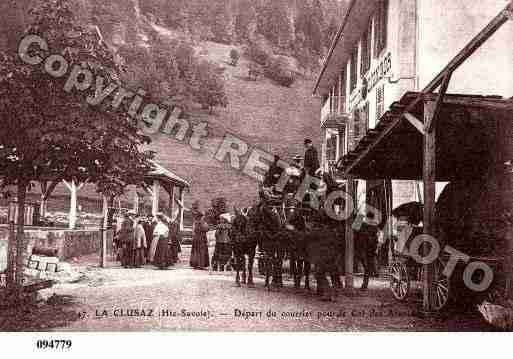 Ville de CLUSAZ(LA), carte postale ancienne