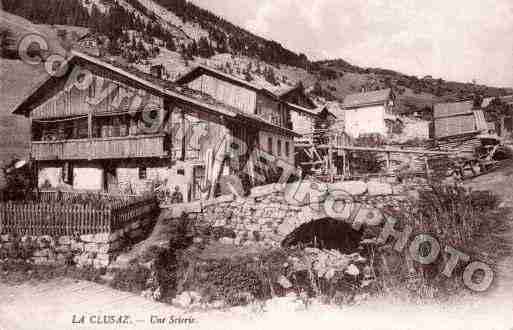 Ville de CLUSAZ(LA), carte postale ancienne