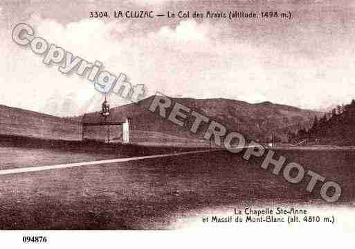 Ville de CLUSAZ(LA), carte postale ancienne