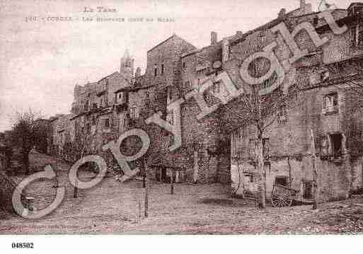 Ville de CORDES, carte postale ancienne