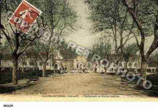 Ville de COURNONTERRAL, carte postale ancienne