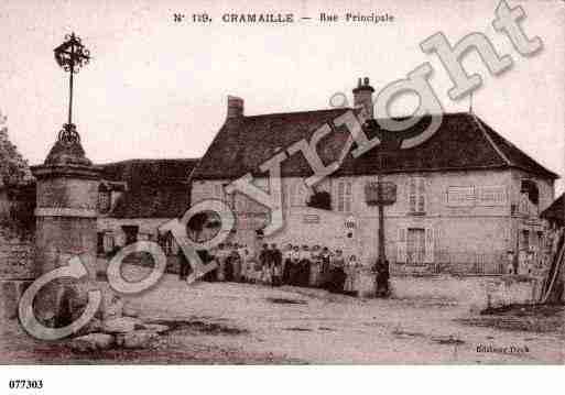 Ville de CRAMAILLE, carte postale ancienne