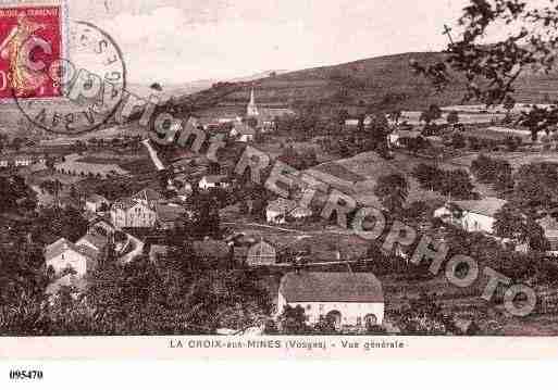 Ville de CROIXAUXMINES(LA), carte postale ancienne