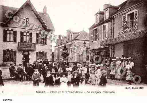 Ville de CULAN, carte postale ancienne