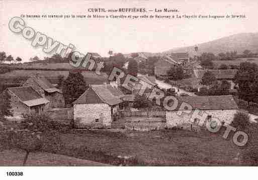 Ville de CURTILSOUSBUFFIERES, carte postale ancienne Ville de CURTILSOUSBUFFIERES, carte postale ancienne