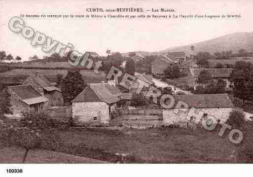 Ville de CURTILSOUSBUFFIERES, carte postale ancienne