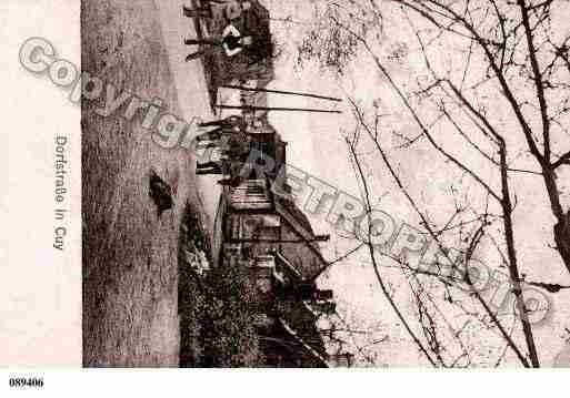 Ville de CUY, carte postale ancienne