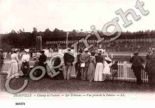 Ville de DEAUVILLE, carte postale ancienne