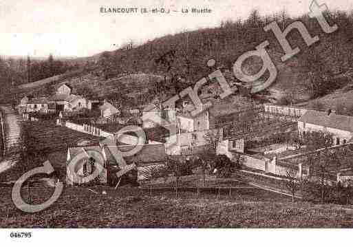 Ville de ELANCOURT, carte postale ancienne