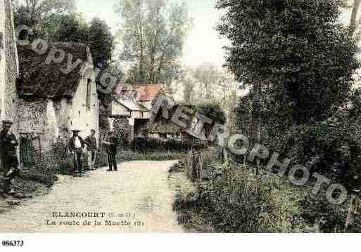 Ville de ELANCOURT, carte postale ancienne