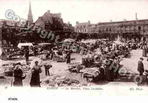 Ville de ELBEUF, carte postale ancienne