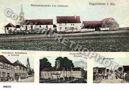 Ville de ERGERSHEIM, carte postale ancienne