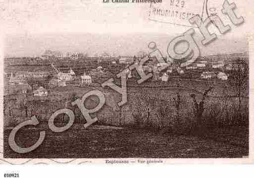 Ville de ESPINASSE, carte postale ancienne