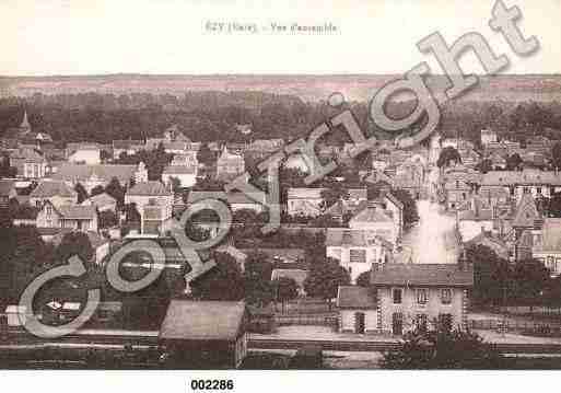 Ville de EZYSUREURE, carte postale ancienne