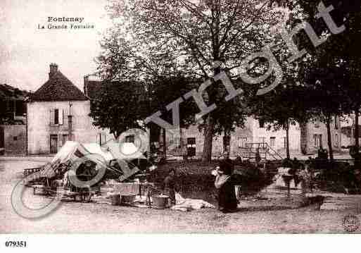 Ville de FONTENAYLEPESNEL, carte postale ancienne