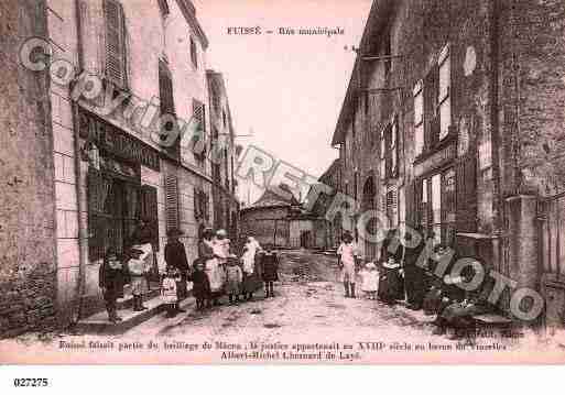 Ville de FUISSE, carte postale ancienne