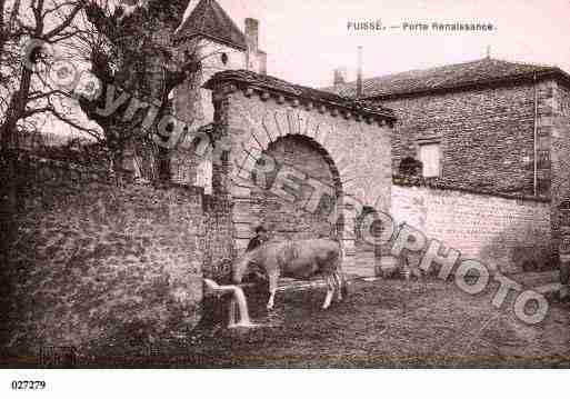 Ville de FUISSE, carte postale ancienne