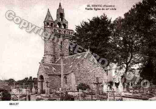 Ville de HENVIC, carte postale ancienne