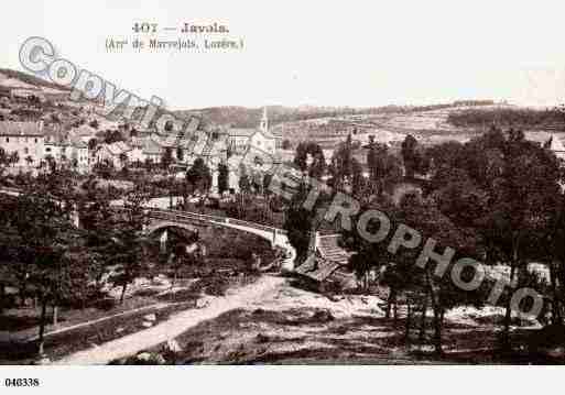 Ville de JAVOLS, carte postale ancienne