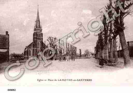 Ville de LAMOTTEENSANTERRE, carte postale ancienne