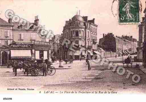 Ville de LAVAL, carte postale ancienne