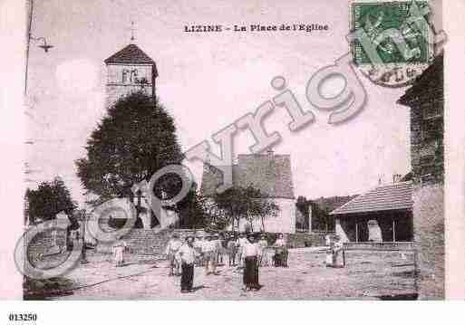 Ville de LIZINE, carte postale ancienne