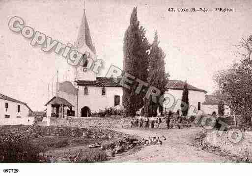 Ville de LUXE, carte postale ancienne