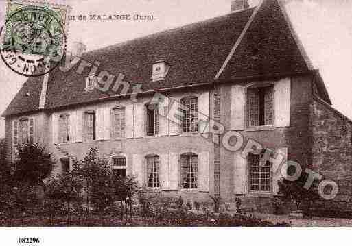 Ville de MALANGE, carte postale ancienne