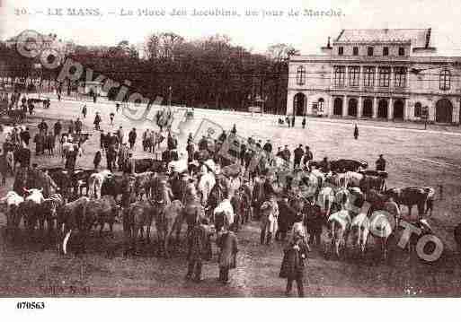 Ville de MANS(LE), carte postale ancienne