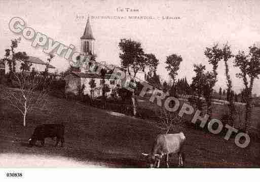 Ville de MIRANDOLBOURGNOUNAC, carte postale ancienne