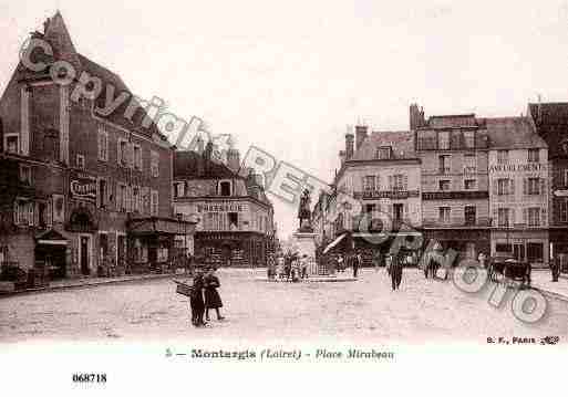 Ville de MONTARGIS, carte postale ancienne