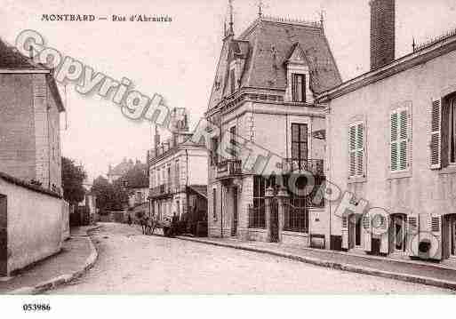 Ville de MONTBARD, carte postale ancienne