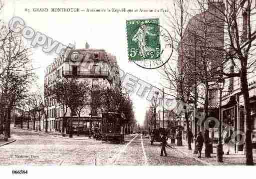 Ville de MONTROUGE, carte postale ancienne