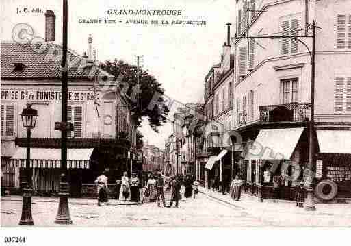 Ville de MONTROUGE, carte postale ancienne