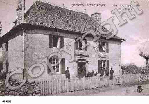 Ville de MOUSSAGES, carte postale ancienne