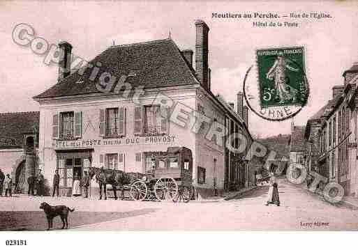 Ville de MOUTIERSAUPERCHE, carte postale ancienne