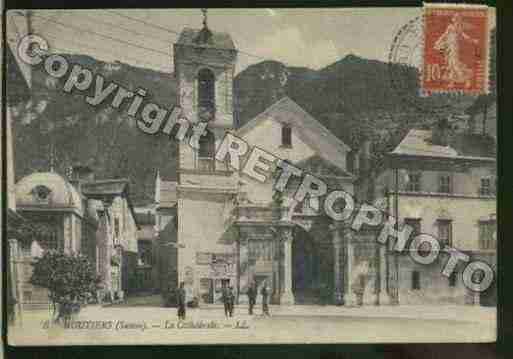 Ville de MOUTIERSTARENTAISE, carte postale ancienne