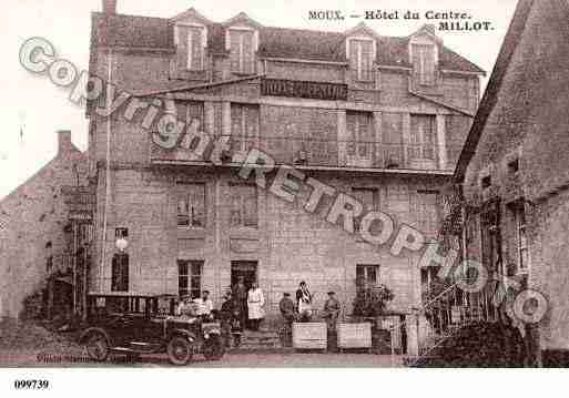 Ville de MOUX, carte postale ancienne