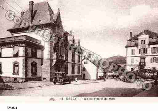 Ville de ORBEY, carte postale ancienne