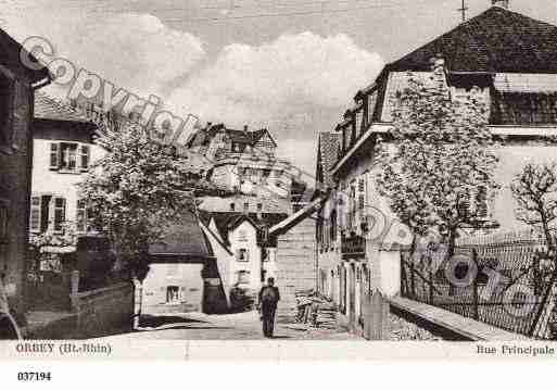 Ville de ORBEY, carte postale ancienne