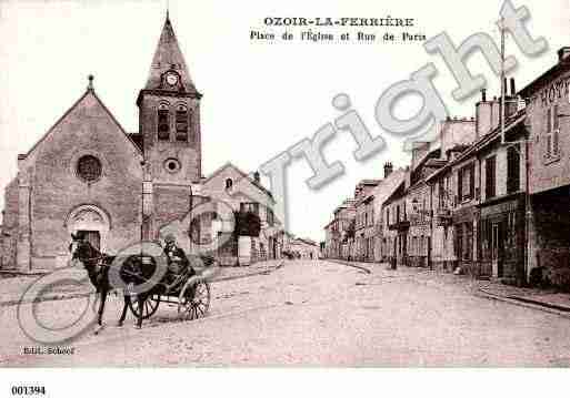 Ville de OZOIRLAFERRIERE, carte postale ancienne